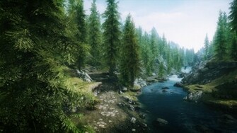 Skyrim Forest Wallpaper Pixel