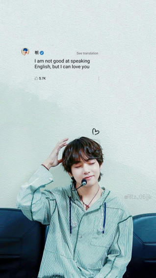 Ritz On X Made Some Wallpaper With Taehyung S Weverse