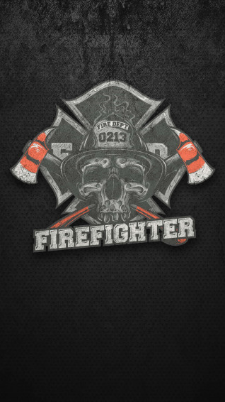 Firefighter Logo Wallpaper
