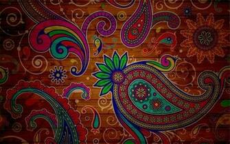 Paisley Wallpaper Colorful Desktop