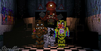 Minecraft Fnaf By Starellina