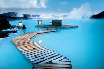 Blue Lagoon Iceland HD Wallpaper Nature