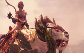 Wallpaper The Game Archer Sabretooth Armored Sabrecat Mount