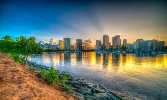 Desktop Wallpaper Hawaii Honolulu HDr Sunrises And