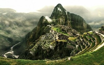 Machu Picchu The Inca City Peru Mountain Axtec Ancient Wallpaper