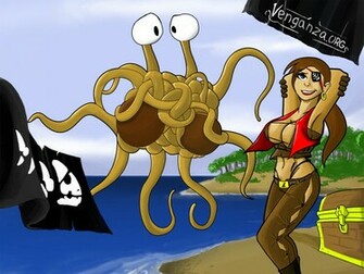 Wallpaper Creation Church Of The Flying Spaghetti Monster