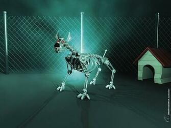 Illustration By Marian Cerman 3d Robot Dog Linux Cartoon Wallpaper