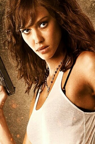 Machete Jessica Alba Sartana iPhone HD Wallpaper