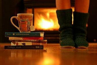 Autumn Books Coffee Cozy Drink Fall Image On Favim