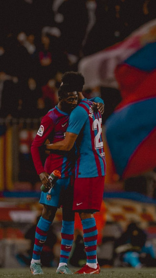 Auba And Dembel En Fotos De Lionel Messi F Tbol