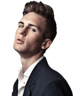 Stylish Male Hairstyle Salon Portrait Wallpaper