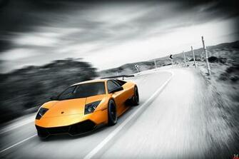 Lamborghini Murcielago Sv Orange HD Wallpaper