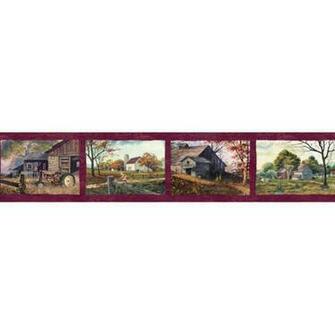 Country Scenes Border Norm Pure Wallpaper By Chesapeake