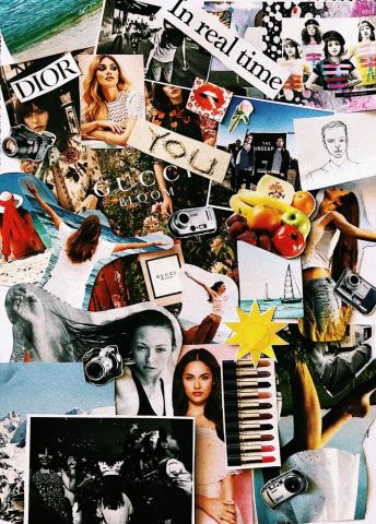 Felt Like Covering My School Book In Some Random Magazine Photos