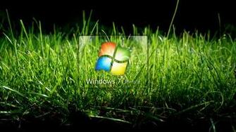 Windows Ultimate Wallpaper Grass Herbs Seven The Logo Desktop