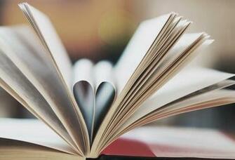 Wallpaper Book Heart Love Reading Desktop Other