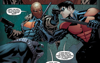 Red Hood Nightwing Cosplayers Oniksiya Sofinikum Maywolf23