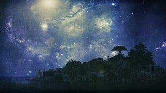 Starry Night Background Wallpaper Win10 Themes
