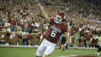 Meet Baker Mayfield Oklahoma S High Stepping Hip Bumping