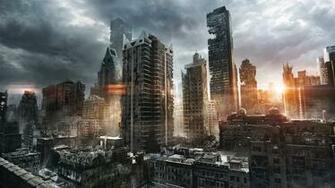 Ruins Cityscapes Wallpaper Destruction