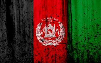 Wallpaper Afghanistan Flag 4k Grunge Of
