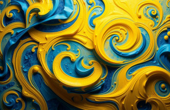 Yellow And Blue Wallpaper