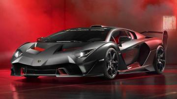 Black Car Lamborghini Sc18 Supercar Sport