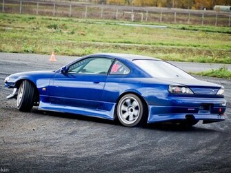 S15 Wallpaper Tags Nissan Silvia Blue Auto Car Coupe Broken