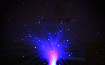 Blue Flare HD Wallpaper