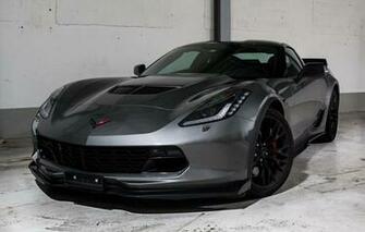 Wallpaper Wheels Corvette Black Chevrolet Z06 Image For