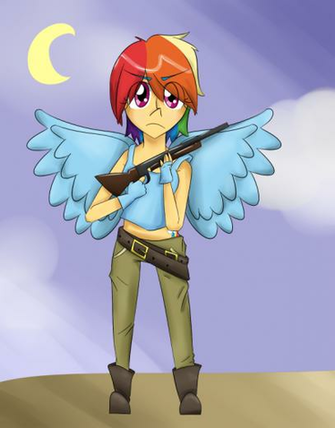 Angel With A Shotgun By Invader Sickness