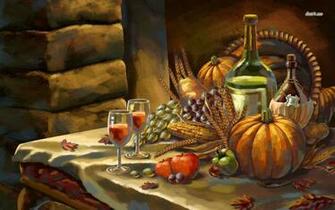 Thanksgiving Feast Wallpaper Holiday