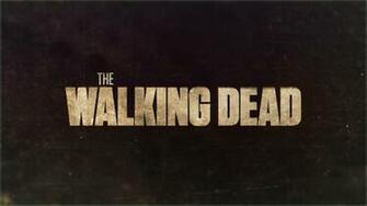 The Walking Dead Blurred Movies Text Wallpaper