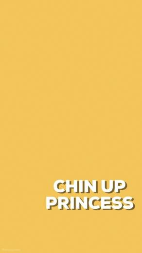 Chin Up Bright Yellow Wallpaper iPhone Adelainemorin