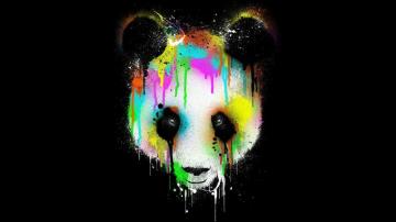 Panda With Guns Wallpaper On