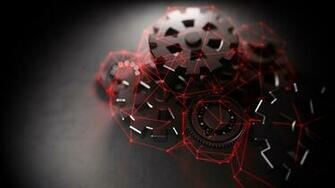 HD Wallpaper Scheme Mechanism Cogwheel Line