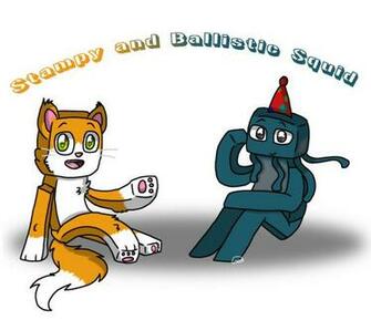 Stampy And Ballistic Squid By Gwencupcakes