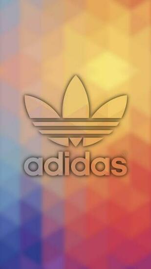 Adidas Lock Screen Logo Wallpaper For iPhone By