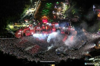 Tomorrowland Laser Show HD Wallpaper