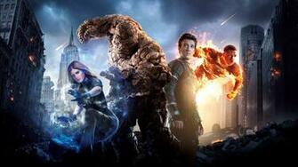 HD Background Fantastic Four Characters Movie Poster Wallpaper