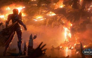 Wallpaper Fire Flame Undead Teldrassil