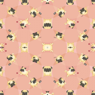 Pug Wallpaper Patterns Kid