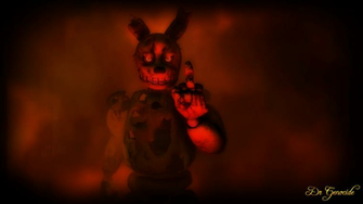 Fnaf Springtrap Flip Off Wallpaper By Drgenocidesfm