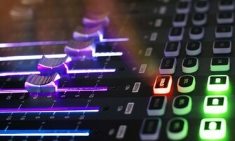 Image Audio Neon Synthesizer Live Wallpaper