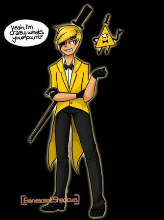 Human Bill Cipher By Evanescentshadows