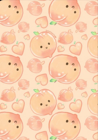 Lexi Paulson On Peach Wallpaper