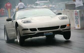 Chevrolet Corvette Front Drag Race Wallpaper