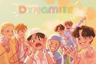 Bts Cartoon Wallpaper