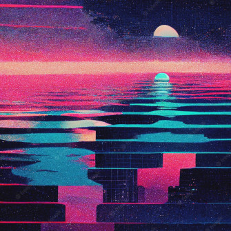 Retro Space Wallpaper
