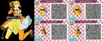 Acnl Momo Kisaragi Dress Qr Code By Codez